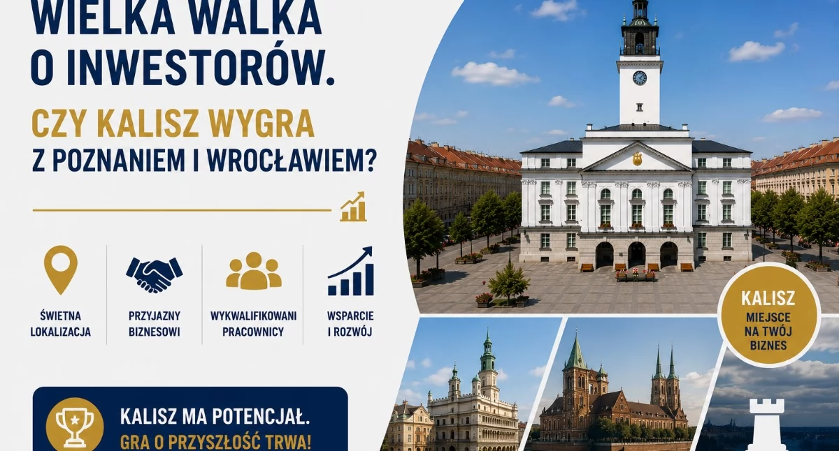 Wielka walka o inwestorów. Czy Kalisz wygra z Poznaniem i Wrocławiem?
