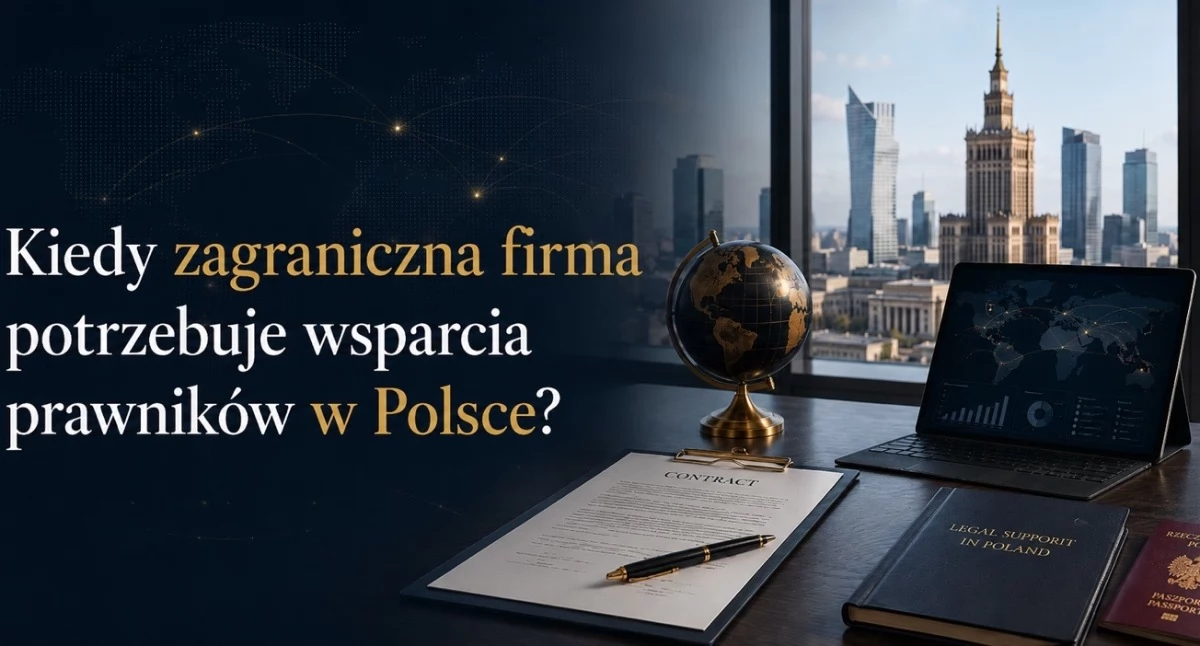 Kiedy zagraniczna firma potrzebuje wsparcia prawników w Polsce?
