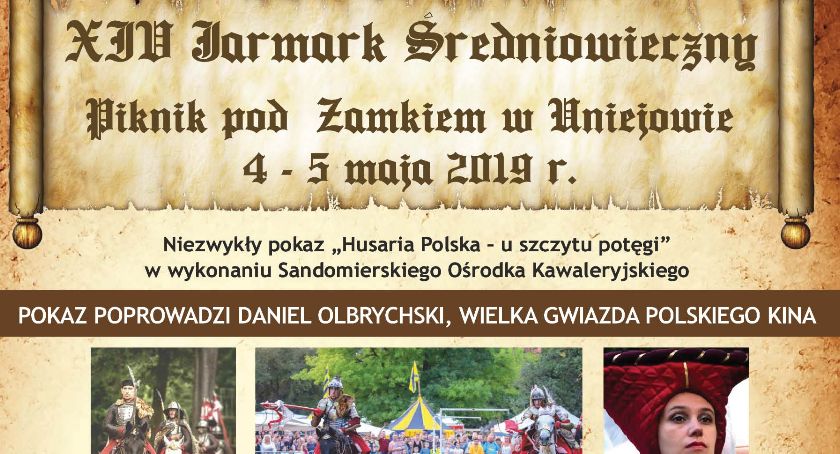 Jarmark Średniowieczny – piknik pod zamkiem w Uniejowie 4 – 5 maja 2019 r.