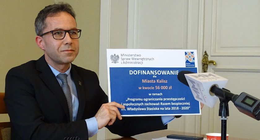 Kalisz otrzymał dotację z MSWiA na poprawę bezpieczeństwa mieszkańców  