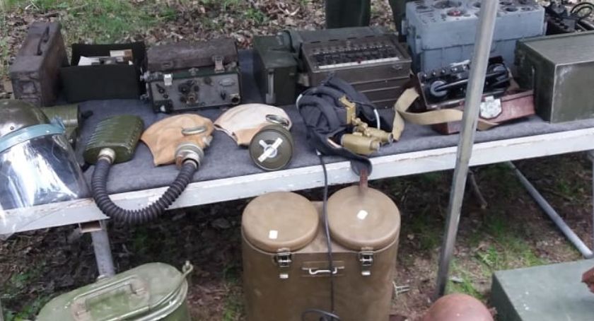 Wystawa sprzętu militarnego w Galerii Tęcza