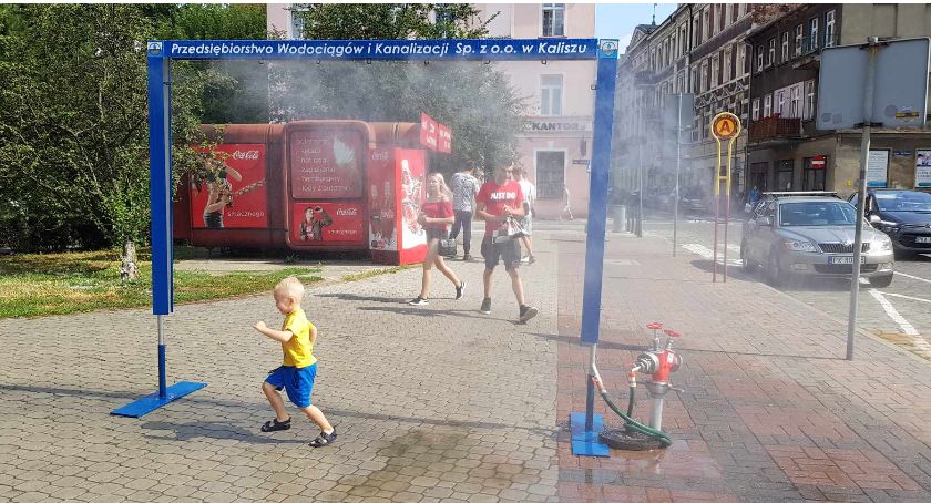 W Kaliszu znów pojawiają się kurtyny wodne dla ochłody 