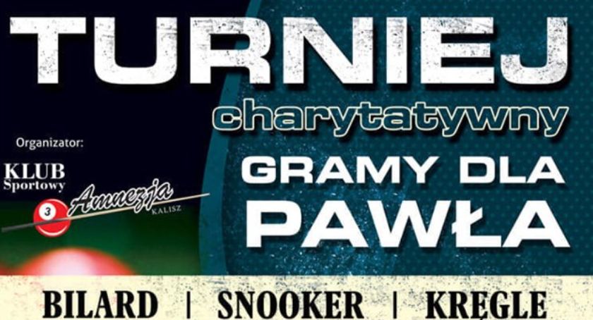 Turniej charytatywny w Amnezji - Gramy dla Pawła