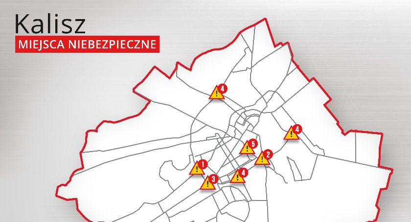 5 najbardziej niebezpiecznych miejsc Kalisza. Gdzie kierowcy powinni uważać na wypadki?