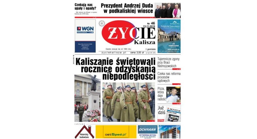 Już dzisiaj kolejny numer Życia Kalisza