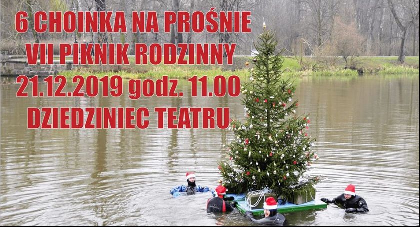 Choinka na rzece - jedyna taka w Polsce