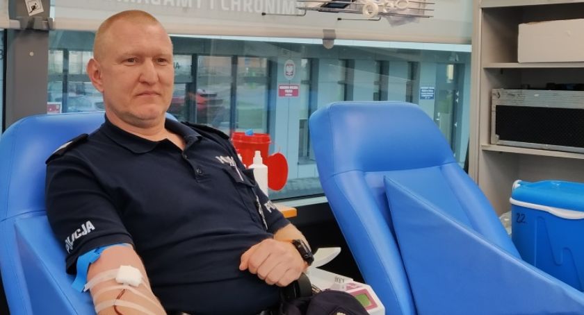 110 litrów krwi od policjantów