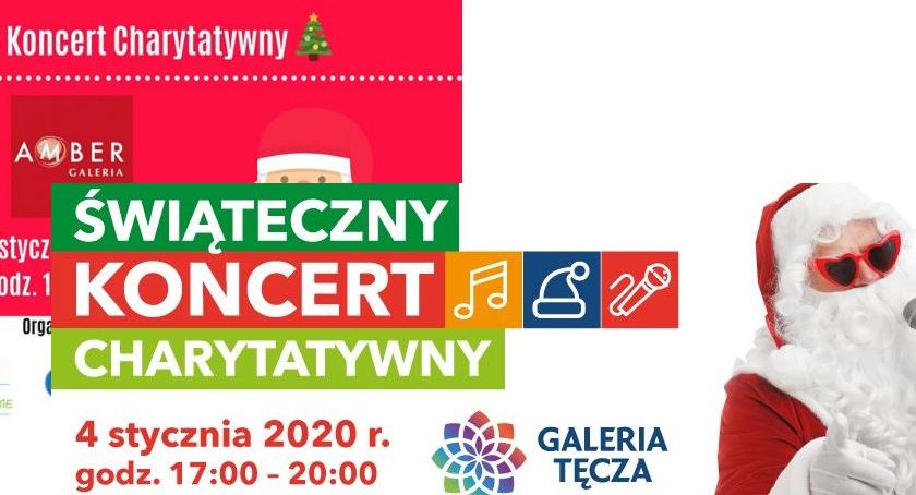 Dwa Koncerty charytatywne w galeriach: w Tęcza i Amber