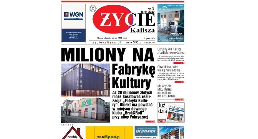 Ukazało się nowe wydanie gazety Życie Kalisza