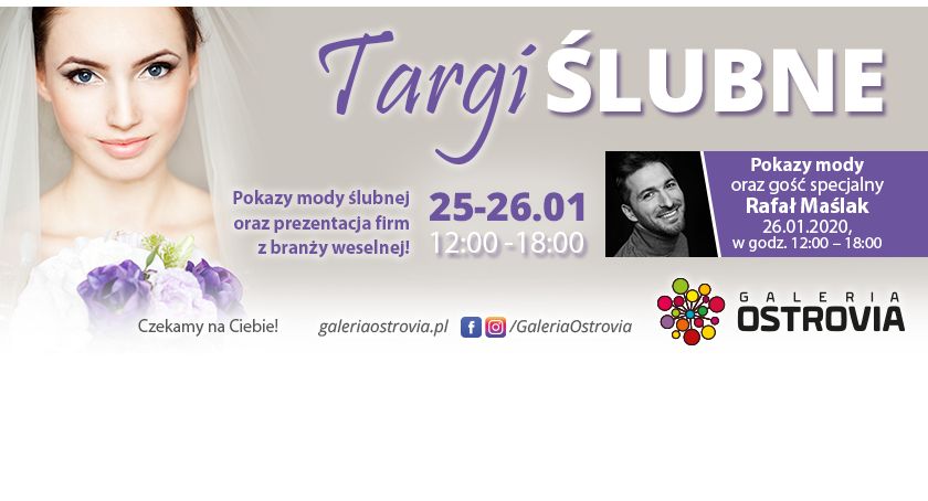 W sobotę oraz w niedzielę  Targi ślubne w Galerii Ostrovia