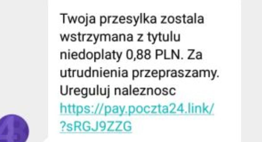 Dostałeś sms-a z prośbą o dopłatę do przesyłki? Uważaj to może być oszustwo!