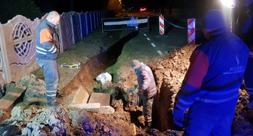 Przebili rurę z gazem na Wolicy
