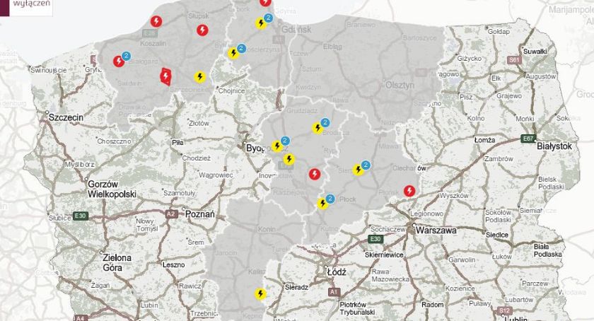 Brak prądu - zobaczysz na mapie wyłączeń Energi