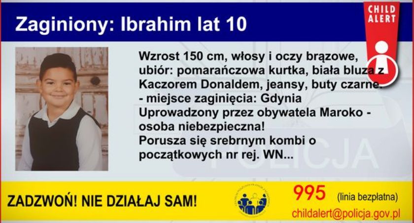 Poszukują 10-letniego Ibrahima