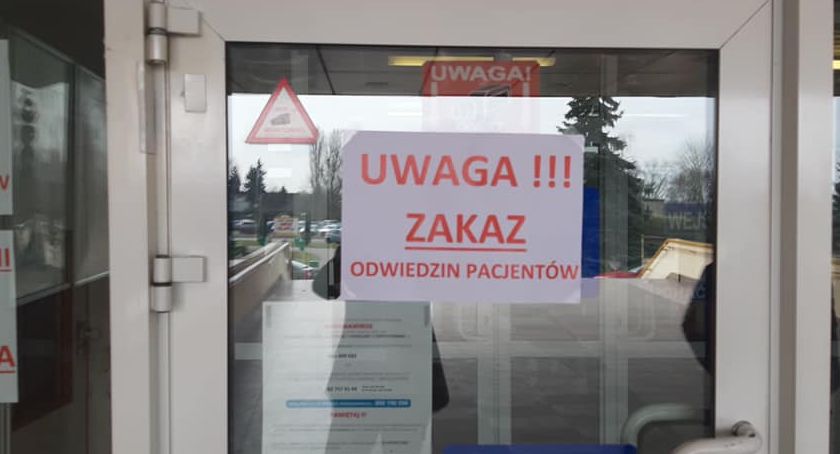 Zakaz odwiedzin w szpitalu przy ul. Poznańskiej