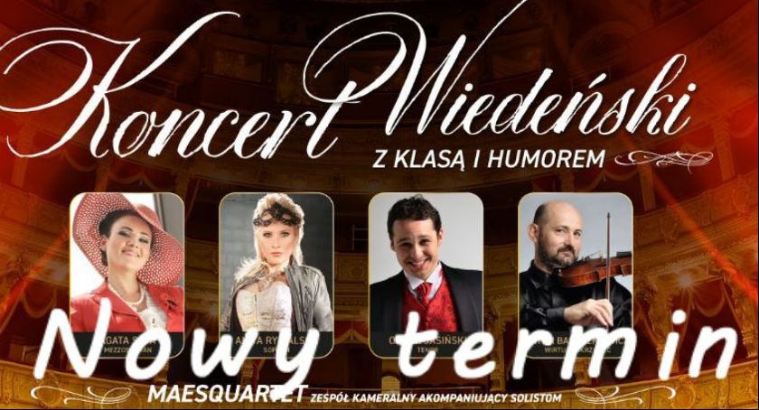 Nowy termin „KONCERTU WIEDEŃSKIEGO Z KLASĄ I HUMOREM” w Kaliszu 