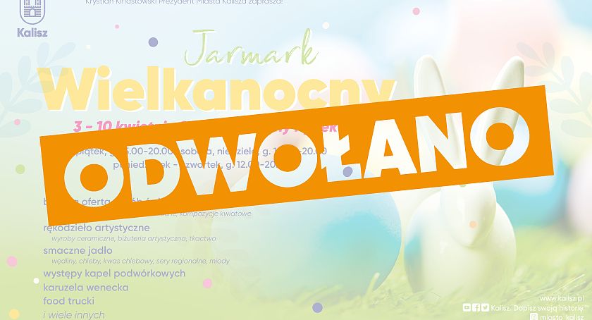 Jarmark wielkanocny odwołany