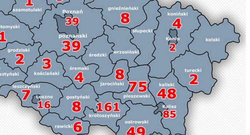 W Kaliszu więcej zakażeń  niż w Poznaniu! 