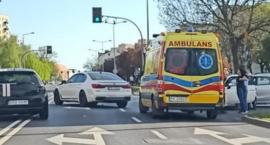Trzy samochody zderzyły się koło lidla