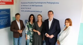 Wielkopolski Kurator Oświaty z wizytą szkołach  powiatu kaliskiego   