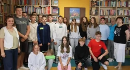 Cd. Narodowego  Czytania w blizanowskiej bibliotece 