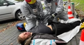 Atak nożownika, pożar hali OSRiR, wypadek cysterny. …