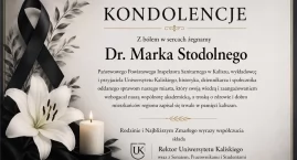 Kondolencje Uniwersytetu Kaliskiego po śmierci dr. M&hellip;