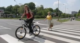 Przejście dla pieszych to nie przejazd dla rowerów