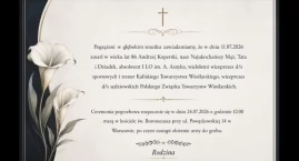 Pogrążeni w głębokim smutku zawiadamiamy, że w wieku&hellip;
