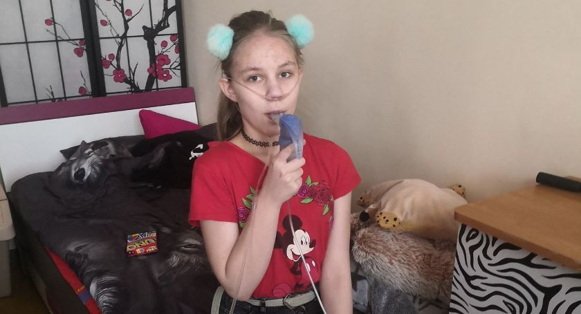 Daria z Warlubia dzielnie walczy z mukowiscydozą