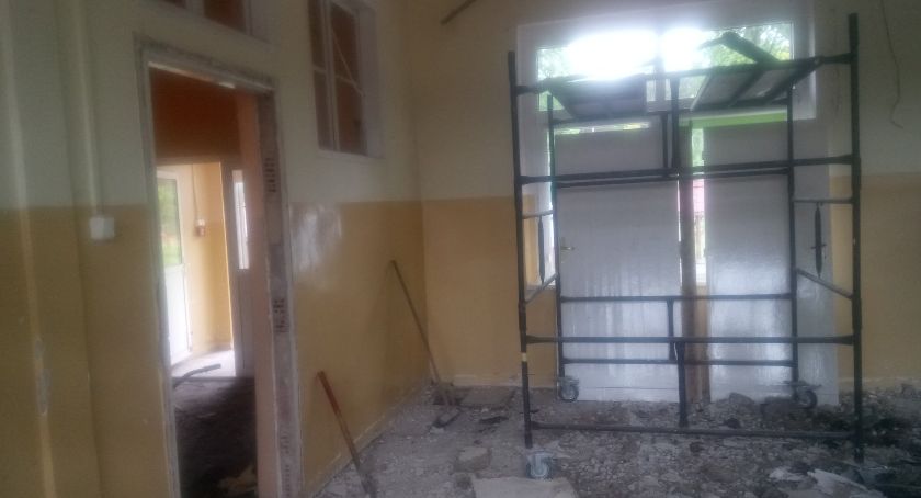 Ruszył remont świetlicy w Grupie. Jak długo będzie trwał?