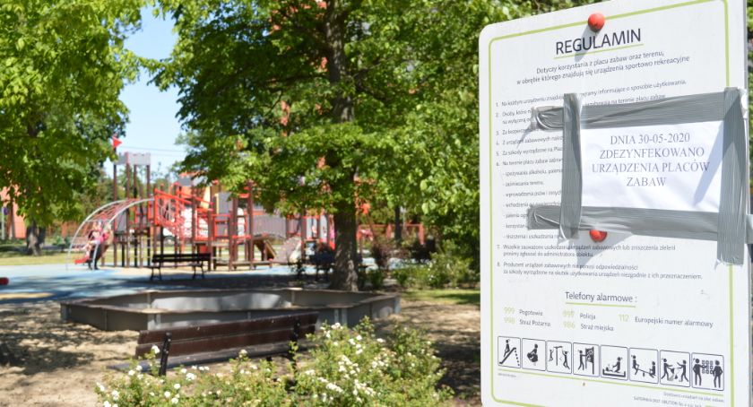 Place zabaw w gminie Świecie zostały zdezynfekowane, ale nadal nie można z nich korzystać