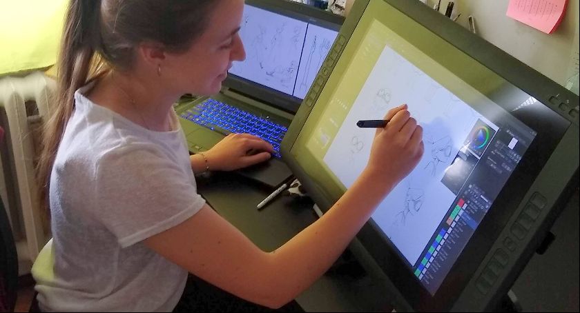 Katarzyna Krystyna Pieróg planowała zostać architektem. W czasie studiów zakochała się w animacji 