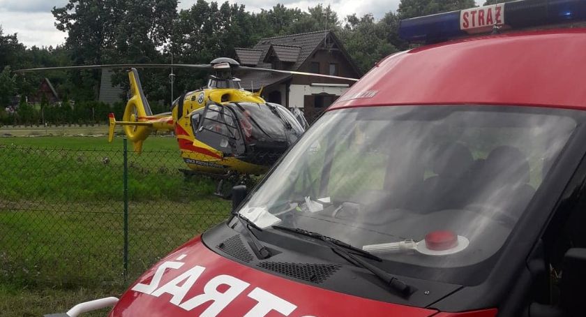 Groźne zdarzenie na jeziorze w Grzybku. Łódź WOPR-u przepłynęła po mężczyźnie