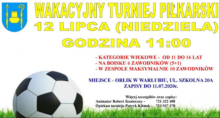 Wakacyjny Turniej Piłki Nożnej w Warlubiu. Na boisku zmierzą się nastolatkowie 