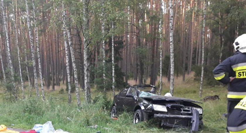 Poważny wypadek na trasie Osie-Stara Rzeka. Na miejscu lądował śmigłowiec LPR