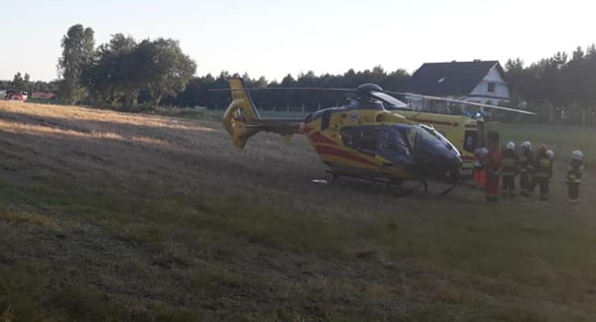 Lekarze walczą o życie druha z OSP Osie. Mężczyzna został poważnie ranny w wypadku
