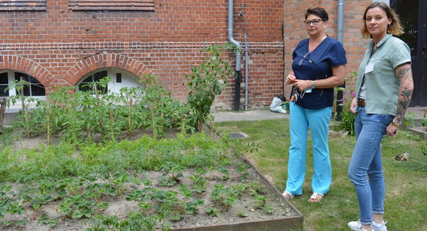 Park przy szpitalu wypięknieje i będzie miejscem do prowadzenia terapii. Już teraz pacjenci hodują warzywa [ZDJĘCIA]