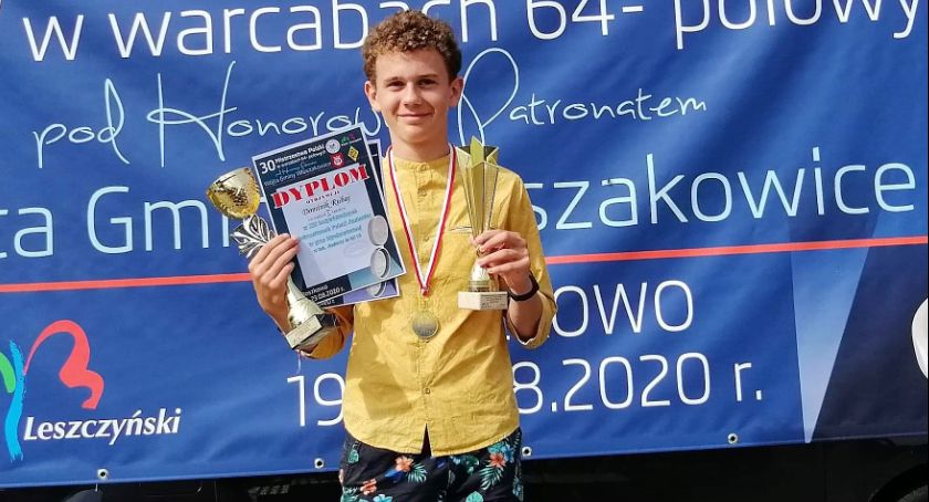 Dominik Rubaj podwójnym medalistą mistrzostw Polski w warcabach 64-polowych [ZDJĘCIA]
