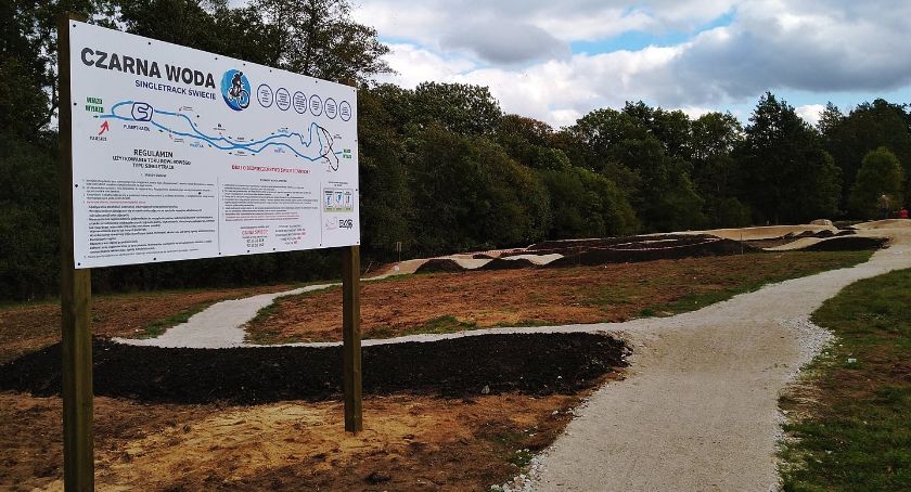 Trasa rowerowa Czarna Woda singletrack Świecie. W sobotę uroczyste otwarcie