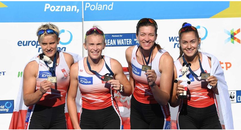 Marta Wieliczko zdobyła z koleżankami brązowy medal mistrzostw Europy w wioślarstwie 