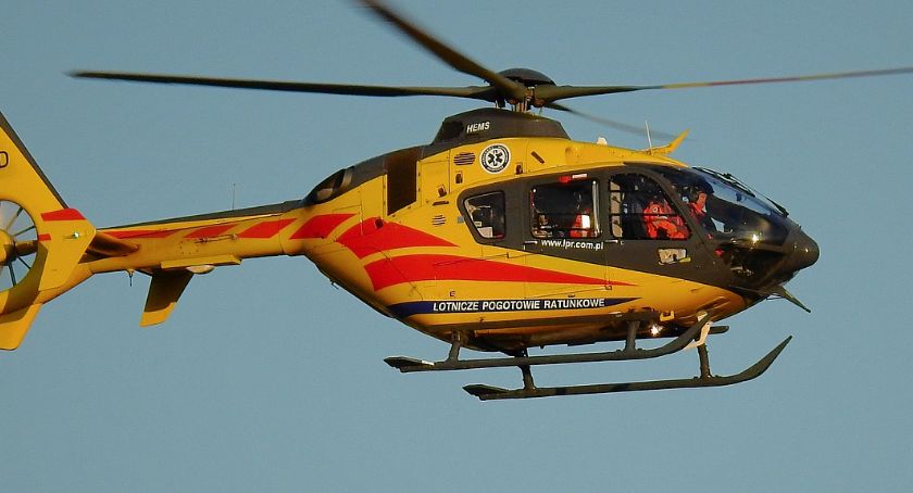 Wypadek w Ryszce. Ranną zabrał helikopter LPR