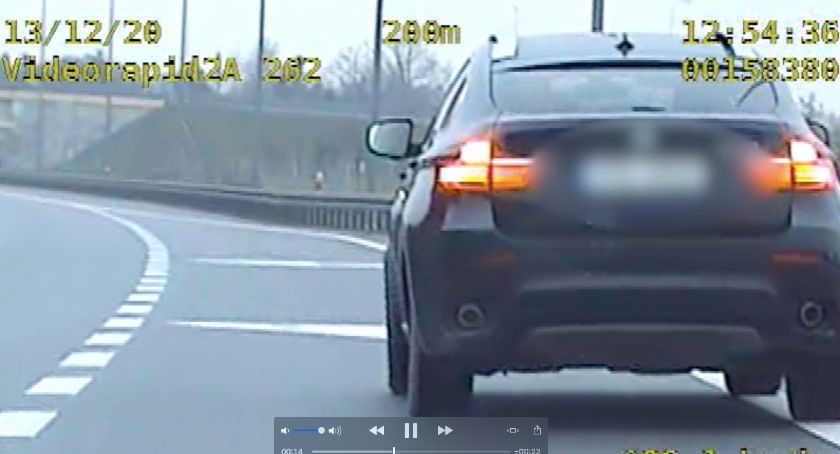Ta usterka w bmw X6 mogła doprowadzić do wypadku. Zareagowali policjanci