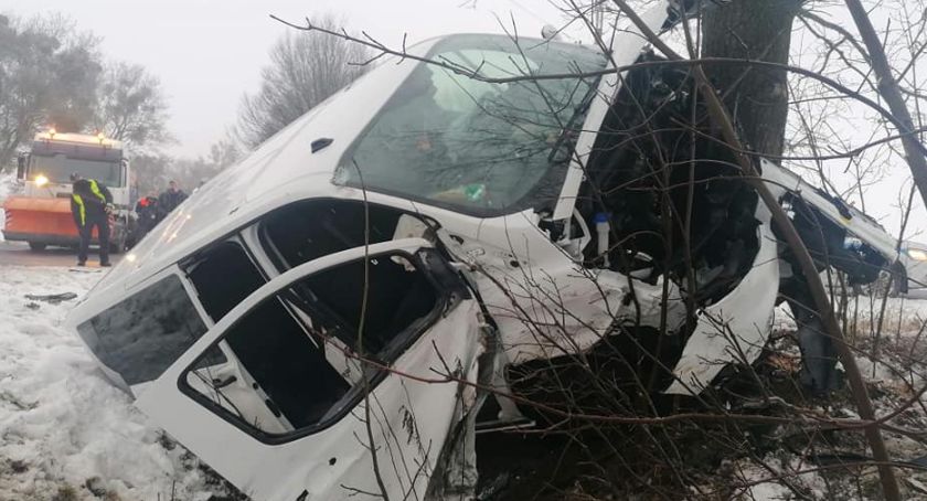 Wypadek w Warlubiu. Jedna osoba została poszkodowana