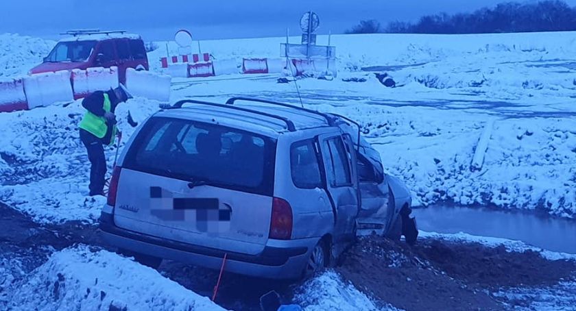 Zderzenie na krajowej piątce. Kierująca renault trafiła do szpitala