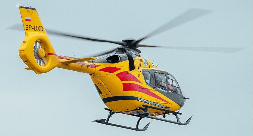 W Sulnowie lądowało Lotnicze Pogotowie Ratunkowe. Doszło do wypadku na budowie