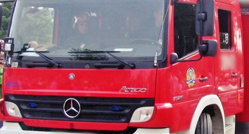 Pożar domku letniskowego w Gródku. Budynek spłonął doszczętnie