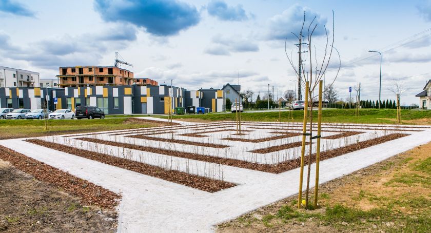 Na osiedlu Marianki w Świeciu powstał nietypowy labirynt. Efekt ma być widoczny, gdy urosną rośliny