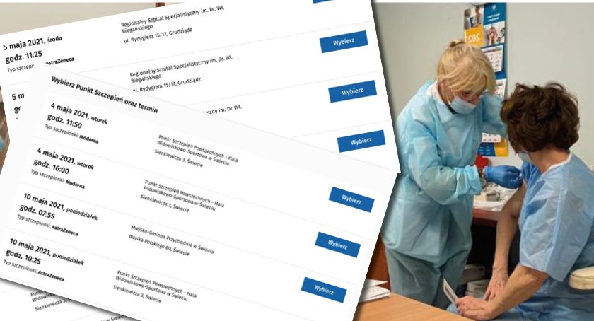 Terminy szczepień w Świeciu dostępne od ręki, ale bez Pfizera. Sprawdzamy gdzie, kiedy i jaką szczepionką można się zaszczepić