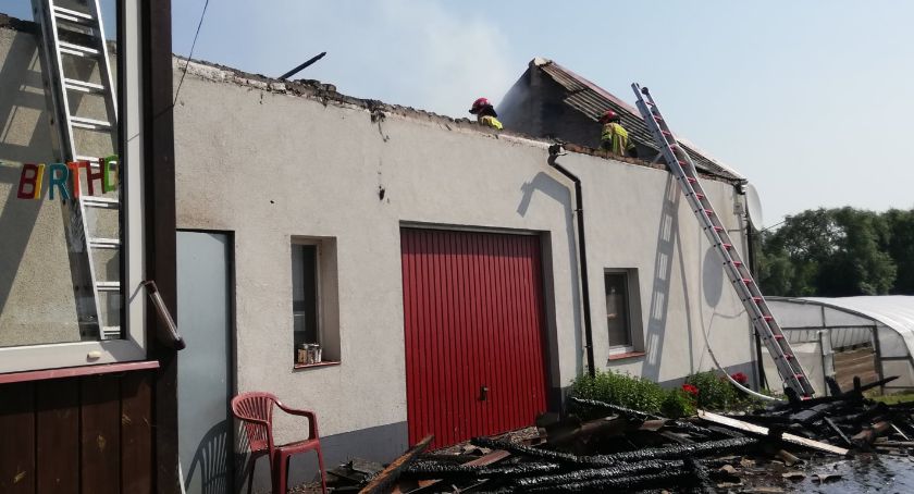 Wiadomo ile wyniosły straty po pożarze w Trylu. Dach nad głową straciło siedem osób